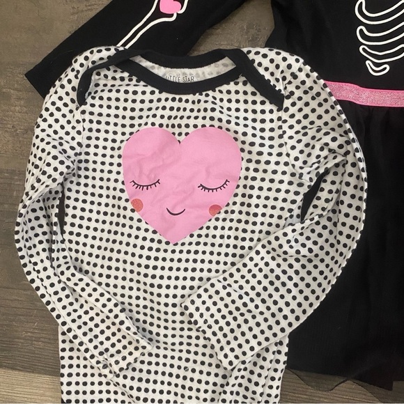 Girls Pajama and Skeleton Dress Bundle 2T - Picture 2 of 10
